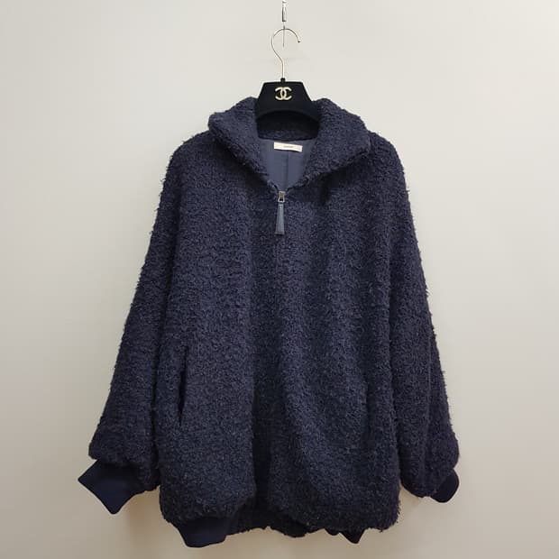 한섬 시스템 부클 텍스처 집업  F사이즈