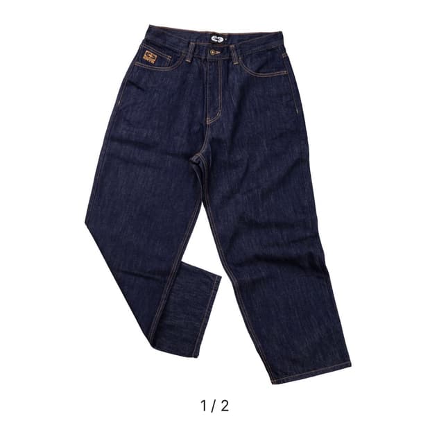 이알티알 Essential Relaxed Raw Denim Pants