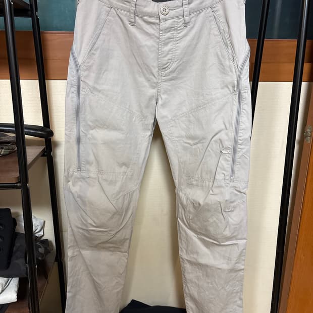 아르마니 익스체인지 지퍼 팬츠