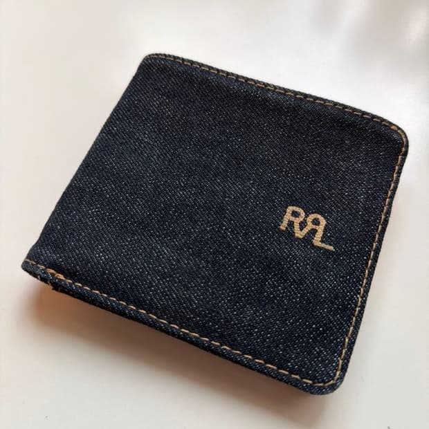 RRL 셀비지 데님 빌폴드 월렛