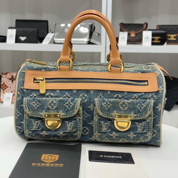 [30] 루이비통 데님 네오 스피디 토트백