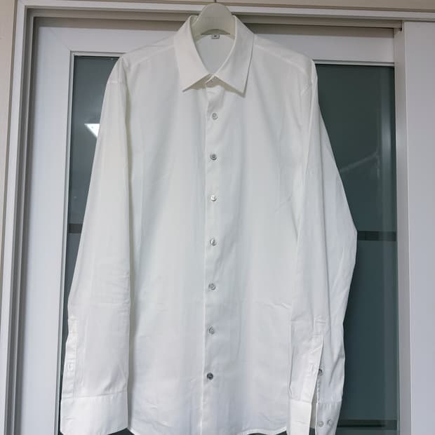 솔리드옴므 정장 드레스 셔츠 화이트 50(105)