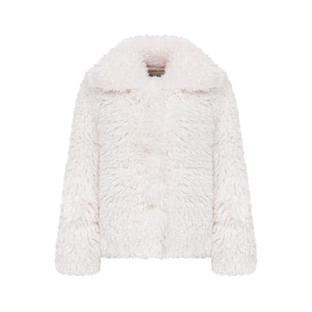 PONYTAIL 포니테일 Shaggy Faux 퍼자켓 (Milk)