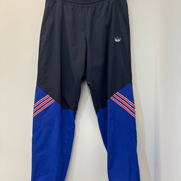 XL) 아디다스 스트라이프 우븐 트랙 팬츠