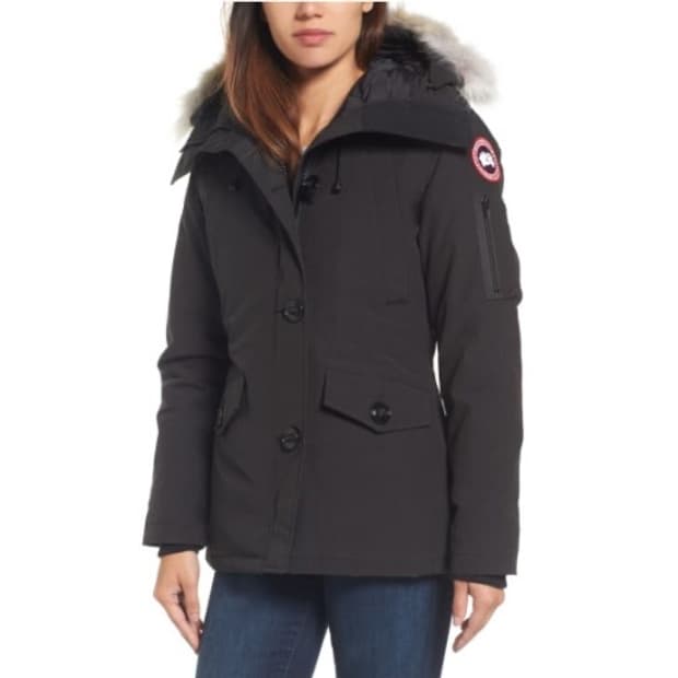 정품 캐나다구스 몬테벨로 여성 패딩 XS 블랙