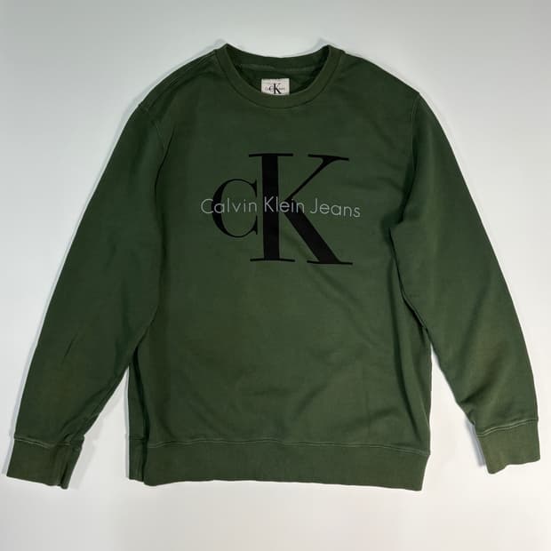 빈티지 캘빈클라인 로고 스웻셔츠