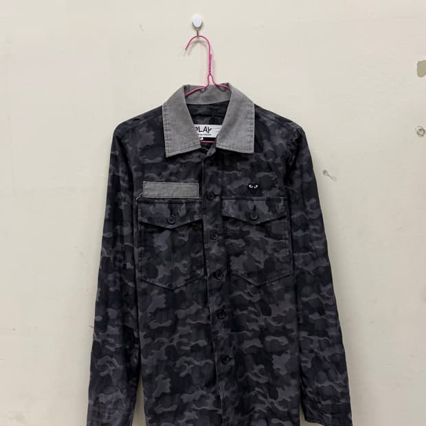 꼼데가르송 카모 밀리터리 셔츠