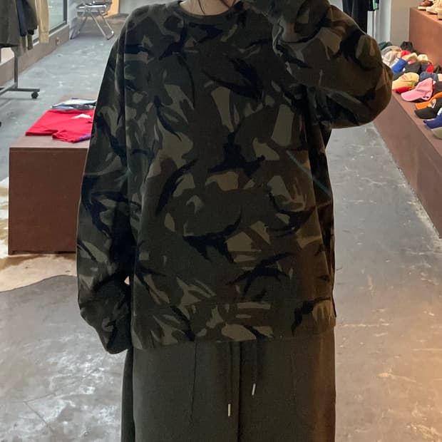 폴로 랄프로렌 카모 밀리터리 맨투맨 H2579