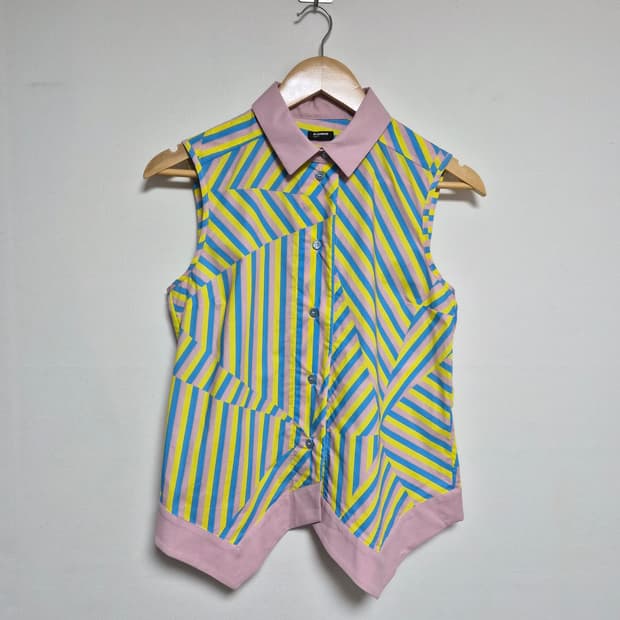 질샌더Jilsander  스트라이프 38셔츠사이즈 - T64