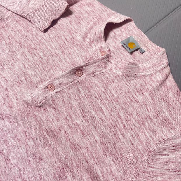 칼하츠 carhartt 헨리넥 니트