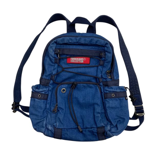 푸부 y2k 데님 미니백팩