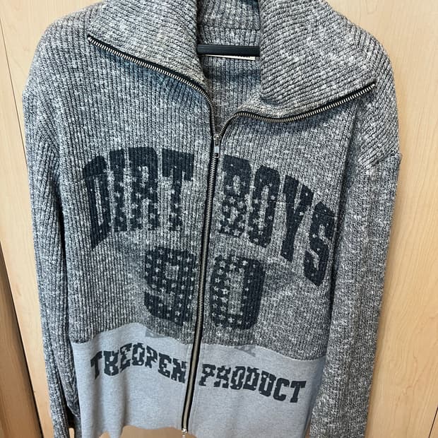 더오픈프로덕트 니트 집업