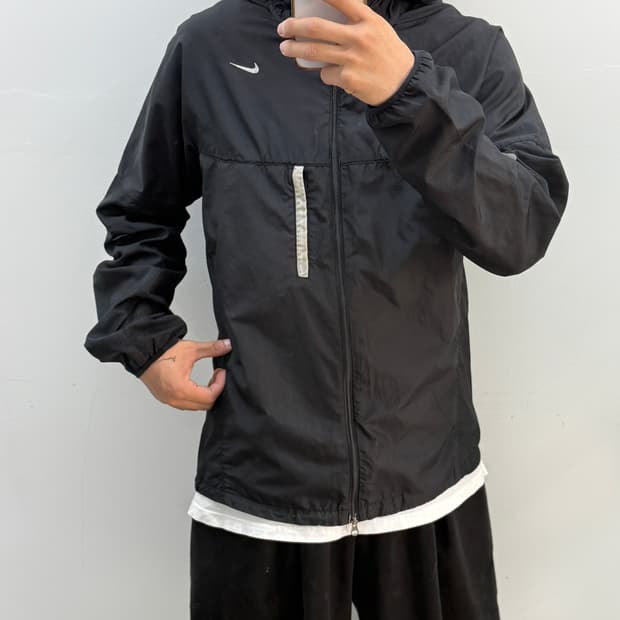 빈티지 나이키 바람막이 블랙 