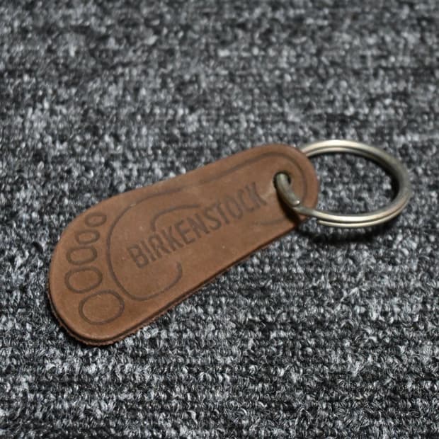 (OS) 버켄스탁 누벅 로고 키링