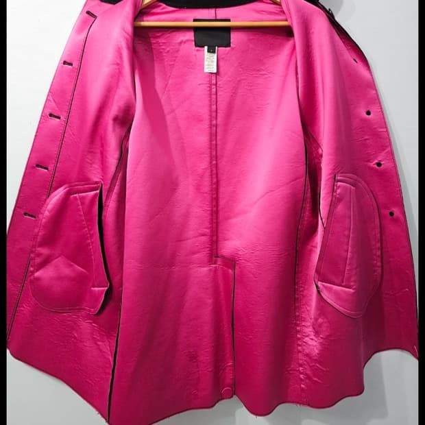 마크 제이콥스 블랙 캐시미어 오버핏 코트 ~77