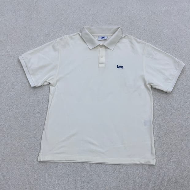 M LEE 스몰로고 반팔 카라 티셔츠 0316E