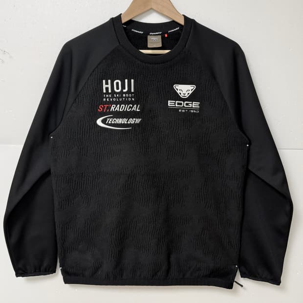 다이나핏 기능성 플리스 맨투맨 블랙 95 데일리