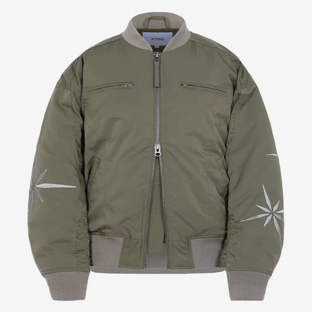 엑스톤즈 인시전 셔링 MA-1 자켓 (KHAKI)