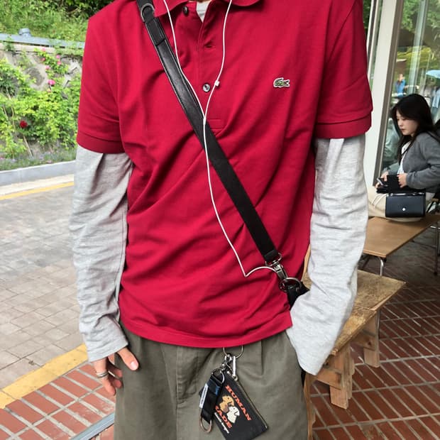 라코스테 슬림 폴로티 L