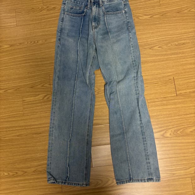 무신사 라이트인디고 청바지