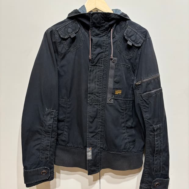 G-Star Raw 블랙 봄버 자켓 M