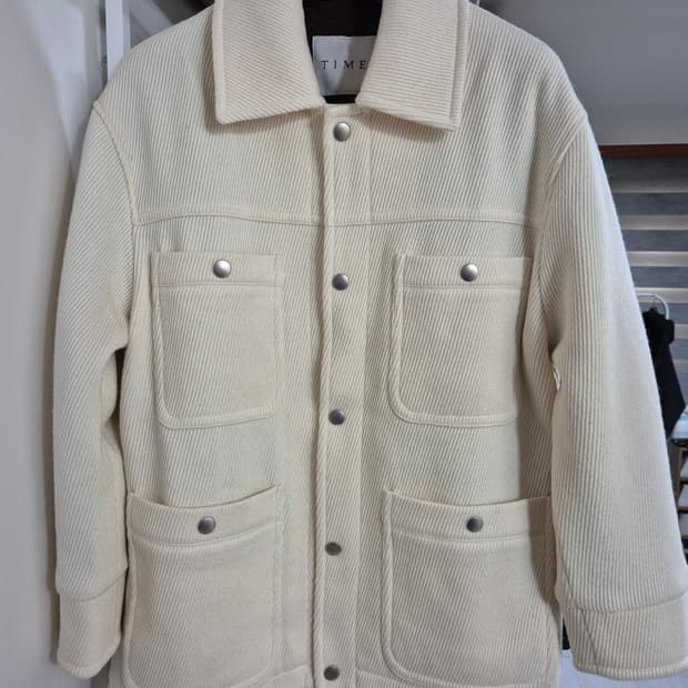 타임옴므 코듀로이 누빔 자켓 105 아이보리