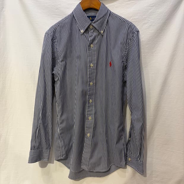 폴로 랄프로렌 스트라이프 셔츠 남방 큐알인증