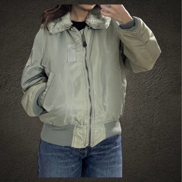 US AIR FORCE 에어포스 미공군 MA-1 플라이트 항공 자켓