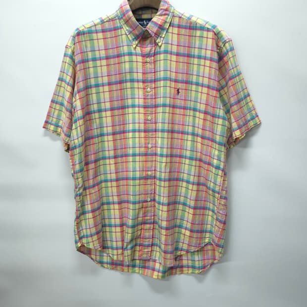 폴로랄프로렌 90's 블레이크핏 체크셔츠 ( 105~110 )