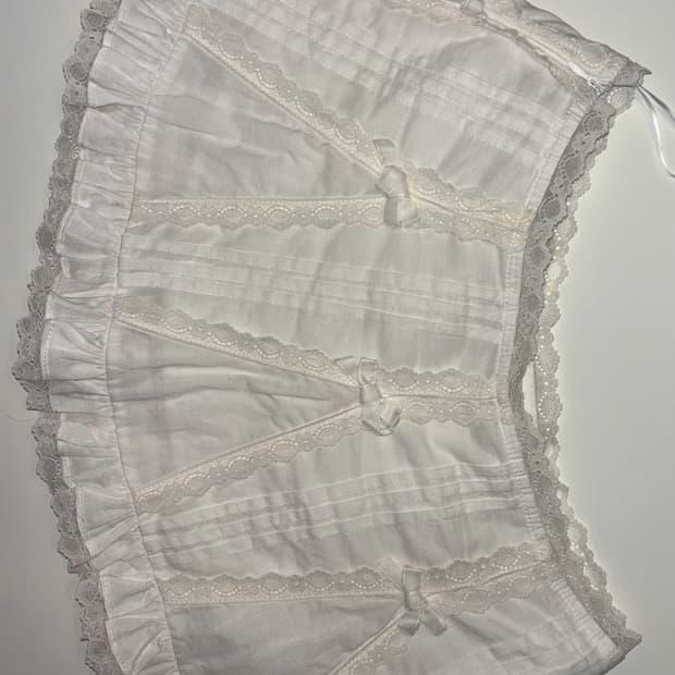 Nodress 레이스 스커트 화이트 xs