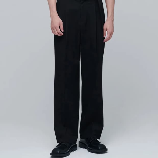 벨티드 와이드 슬랙스 새상품 (수트 셋업)