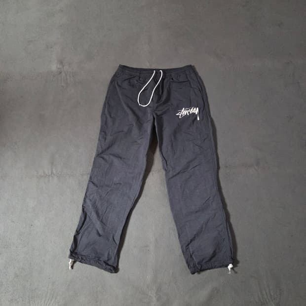 L 나이키 스투시 비치 팬츠 오프느와르