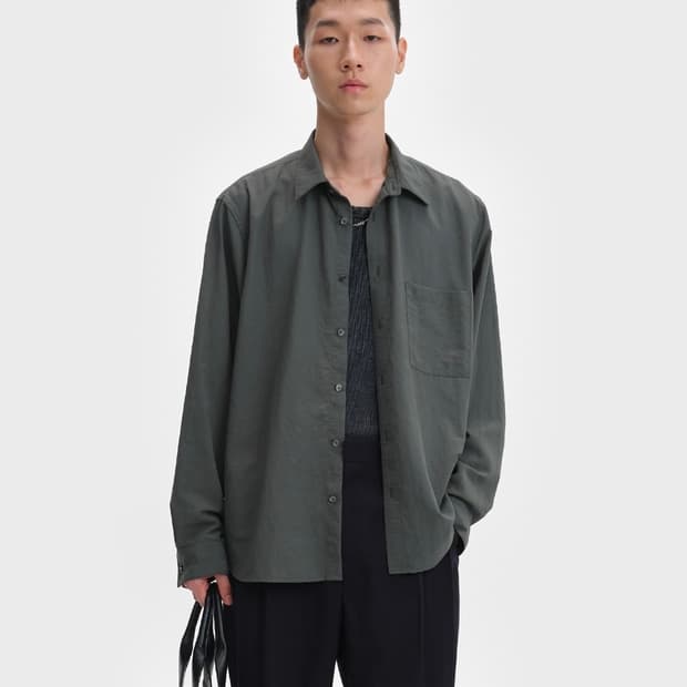 벨리에 리플셔츠 올리브카키