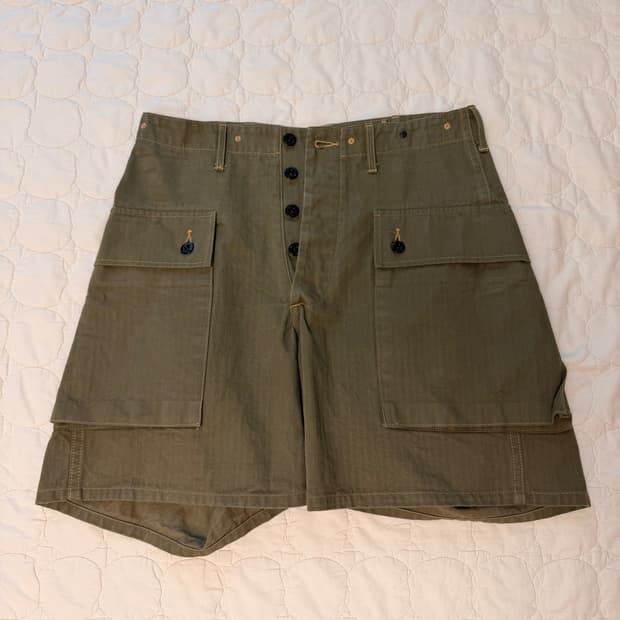 버즈릭슨 BR52388 U.S. MARINE CORPS 헤링본 쇼츠