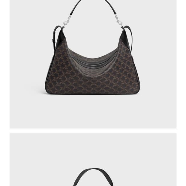 셀린느 트리옹프 캔버스 로미백 라지