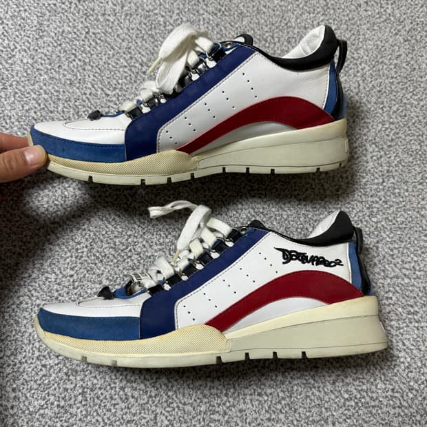 디스퀘어드2 벨루어 스니커즈 40 260-265