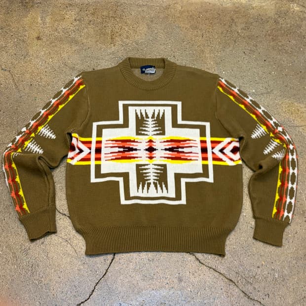 90s USA 빈티지 트라이벌 니트
