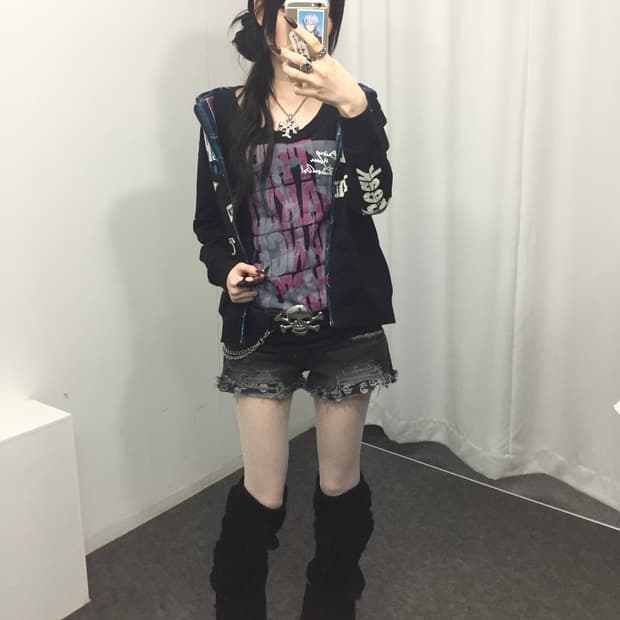 쿠로 펑크 코디🖤