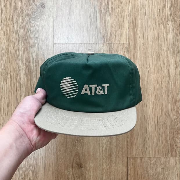 국내 유일 80s Made USA at&t 빈티지 투톤 볼캡 모자 2