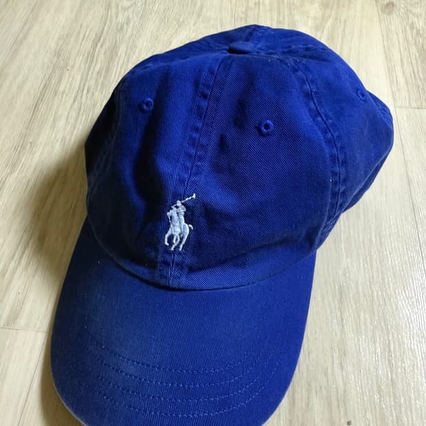 폴로 랄프로렌 페이드 블루 볼캡