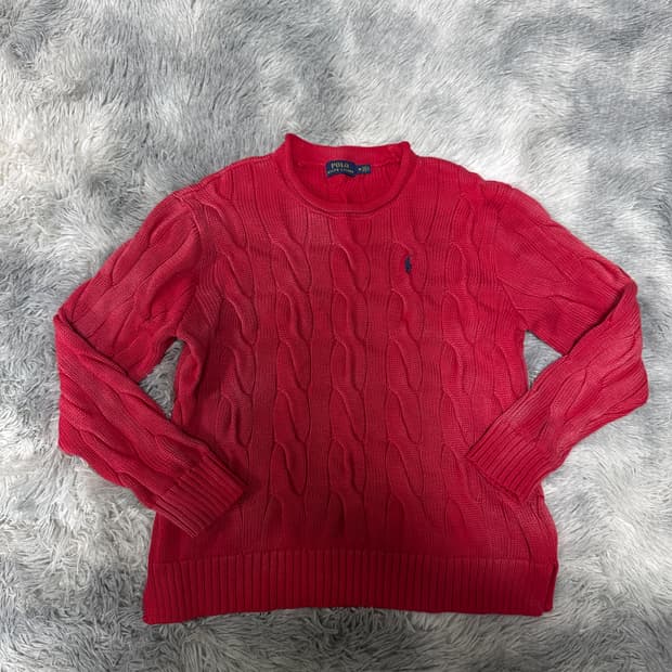폴로랄프로렌 피그먼트 케이블니트 M사이즈