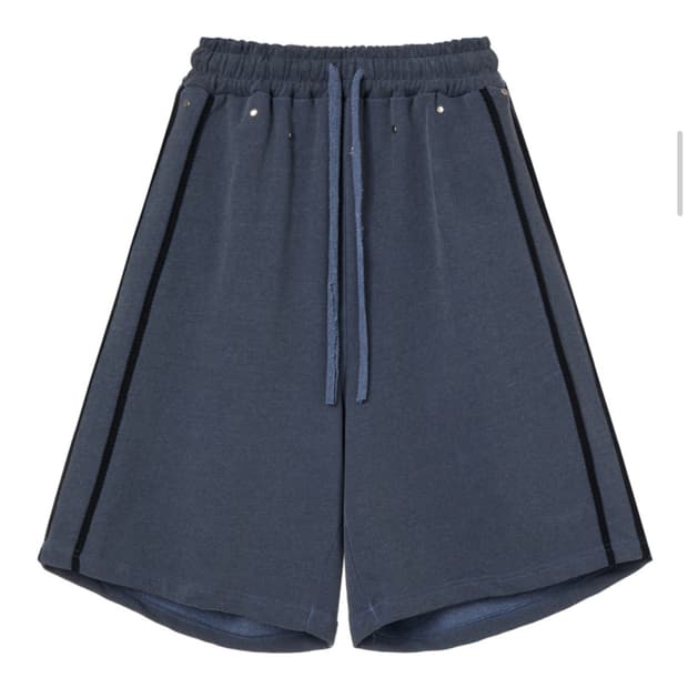 다이닛 스터드 버뮤다팬츠(네이비)