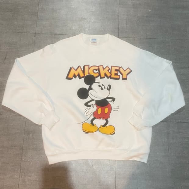 일본빈티지 디즈니 미키마우스 스웻셔츠맨투맨