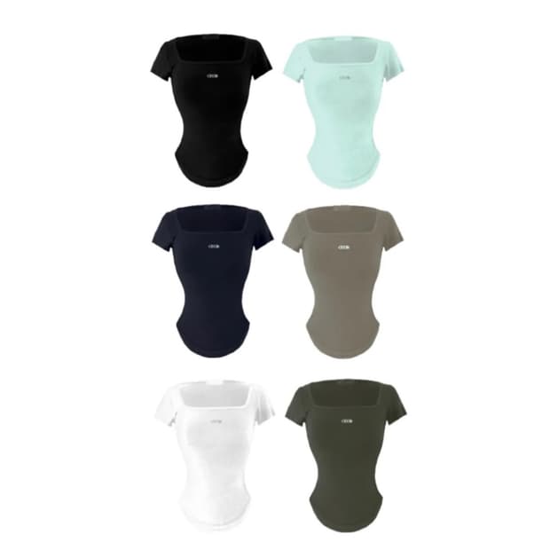 Square half tee