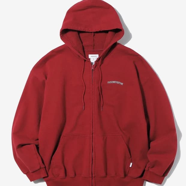 디스이즈네버댓 디네댓 후드집업 버건디