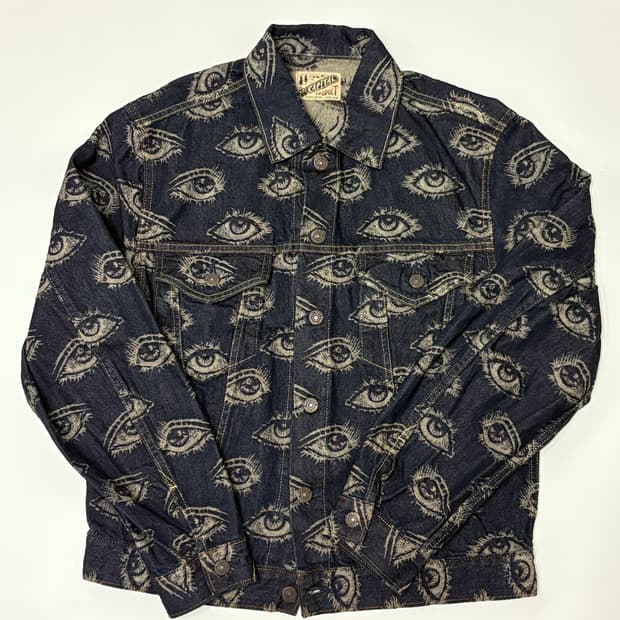 Kapital 스픽이지 데님 자켓 다크네이비 44