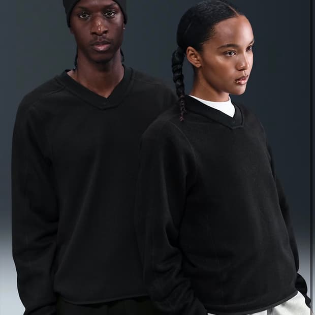 나이키 x 스투시 써멀 풀오버 블랙 M