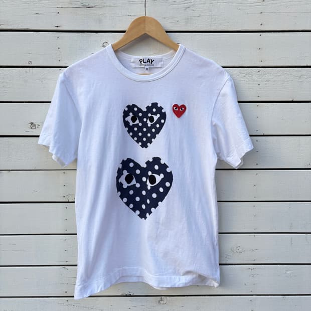 Comme des Garcons 꼼데가르송 도트 땡땡이 반팔 티셔츠