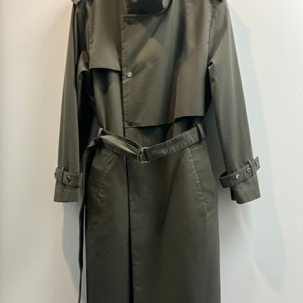 시스템옴므 올리브 트렌치 코트 (95, M)