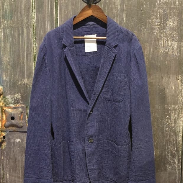 Gap Blue Seersucker Blazer